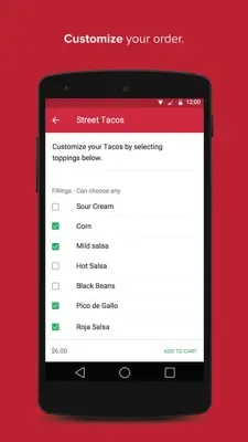 OrderUp android App screenshot 1