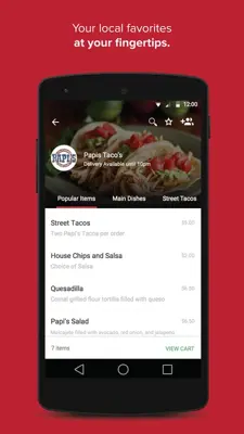 OrderUp android App screenshot 2